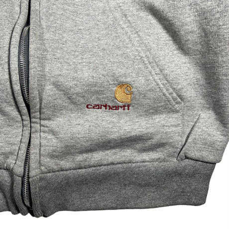 80s “Carhartt” thermal zip up hoodie / size fit like L