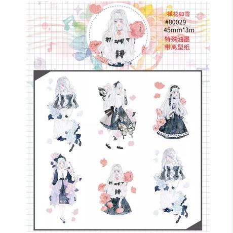 No.953】巻き売り 海外マスキングテープ