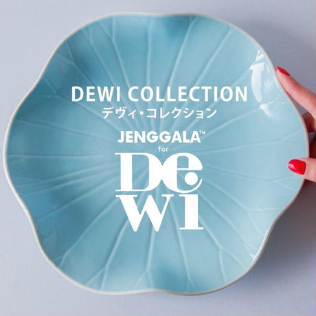 ジェンガラ　デヴィ・コレクション　コーヒーカップ（Coffee Cup & Saucer）アクアブルー