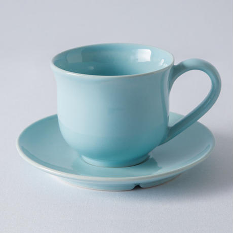 ジェンガラ　デヴィ・コレクション　コーヒーカップ（Coffee Cup & Saucer）アクアブルー