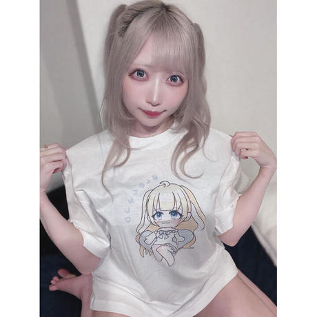 EW×蜜月りあ/Long T-shirt