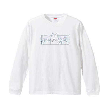 EW×白いニャン子/Long T-shirt