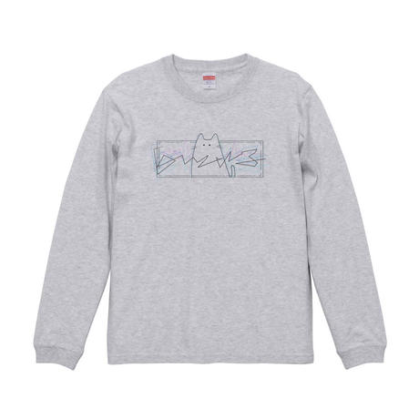 EW×白いニャン子/Long T-shirt