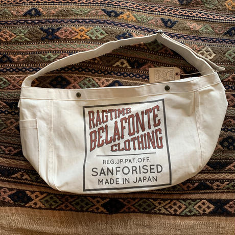 BELAFONTE RAGTIME HERRINGBONE NEWS PAPER BAG