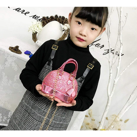 海外 ブランド 人気 キラキラ ショルダーバック キッズ 女の子 バック グリッター 可愛い