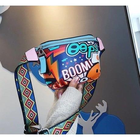 4color 海外ブランド 人気 ウエストバック ボディバック カラフル ポップ おしゃれ