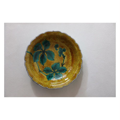 オンラインショップ】 明治初期 古九谷 里帰り品 牡丹雀図 ...