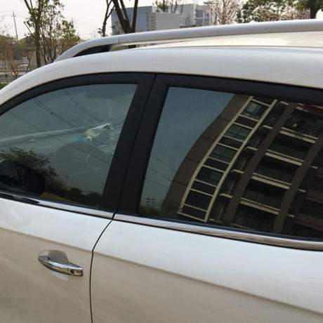 スモークフィルム ライトブラック 窓 サイド ガラスウィンドウ ソーラープロテクト 断熱 H0