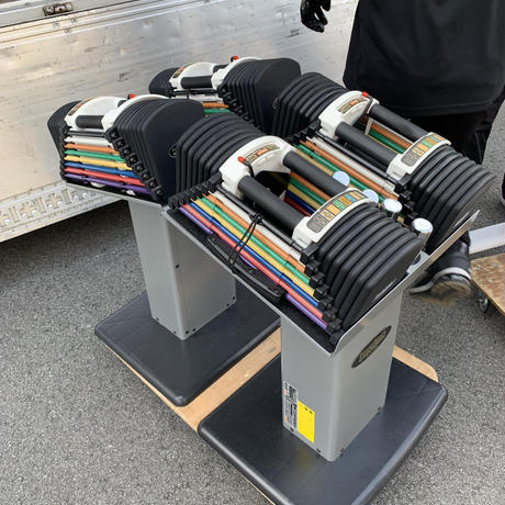 新規購入 パワーブロック 専用スタンド ゴールドジム タフスタッフ