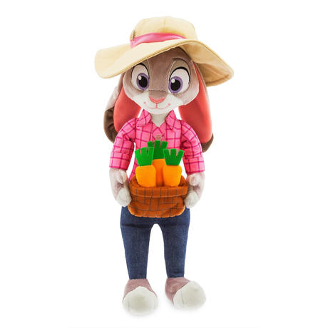 ズートピア　ジュディ　農家ぬいぐるみ 🐰🐰『ズートピア』農園スタイルのジュディ・ホップスぬいぐるみが入荷