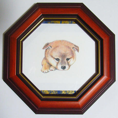 絵画　犬 愛犬アート F15号 EIJI TAMURA DOG ART【フルオーダーメイド絵画