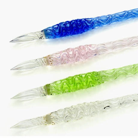 最終値下菅清風ガラスペンインクセット
