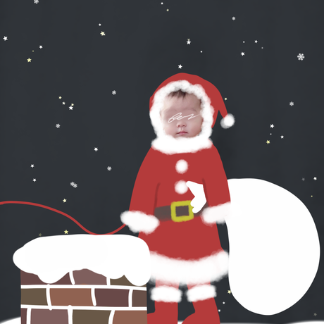 赤ちゃんの写真に使える クリスマスのスタンプ サンタコス 顔ハメ ロゴなし かなえり 赤ちゃんの写真に使える クリスマスのスタンプ サンタコス 顔ハメ ロゴなし かなえり
