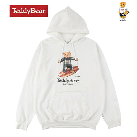 送料無料 SALE 70%OFF TEDDY BEAR （テディベア）　パーカー メンズ レディース TDBR-037-B ロゴ キャラクター サーフ スウェット シャツ アメカジ