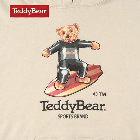 送料無料 SALE 70%OFF TEDDY BEAR （テディベア）　パーカー メンズ レディース TDBR-037-B ロゴ キャラクター サーフ スウェット シャツ アメカジ