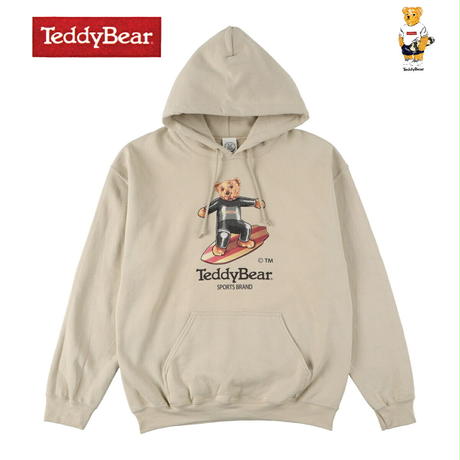 送料無料 SALE 70%OFF TEDDY BEAR （テディベア）　パーカー メンズ レディース TDBR-037-B ロゴ キャラクター サーフ スウェット シャツ アメカジ