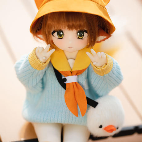 海外 キャストドール エルフ耳 角あり アニメ顔 幼SDサイズ www