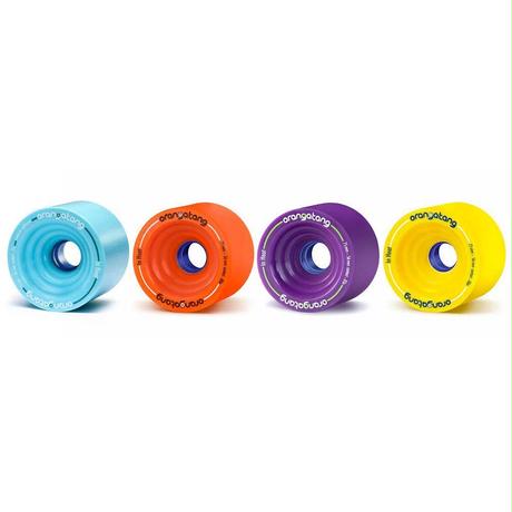 Orangatang Fat Free 65 mm Freeride Longboard Skateboard Wheels Set of 4