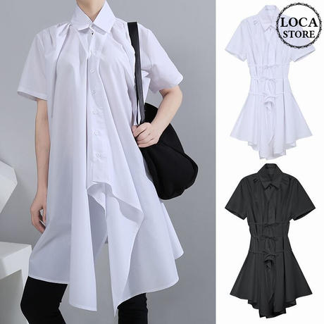 アシンメトリーシャツ Stores