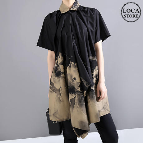 アシンメトリーシャツ Stores