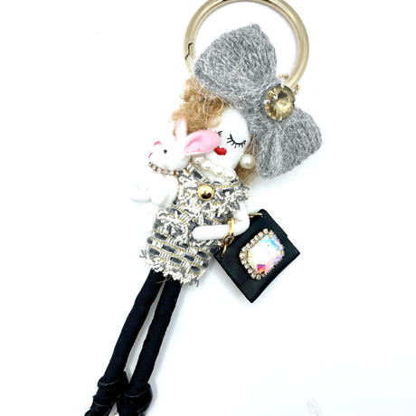 超歓迎】 - ドールチャーム バックチャーム デニム 男の子 カットソー