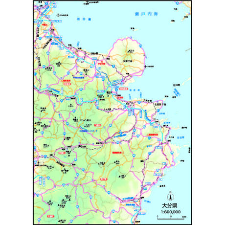 大分県地図 Stores