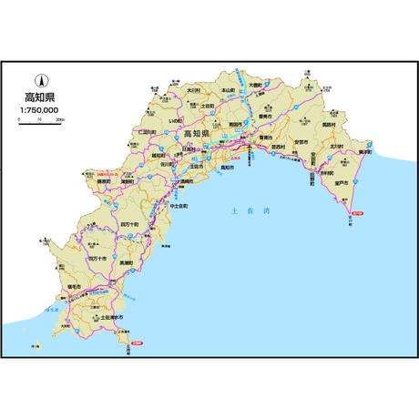 高知県地図 Stores