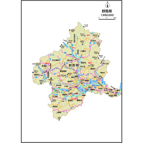 群馬県地図 Stores