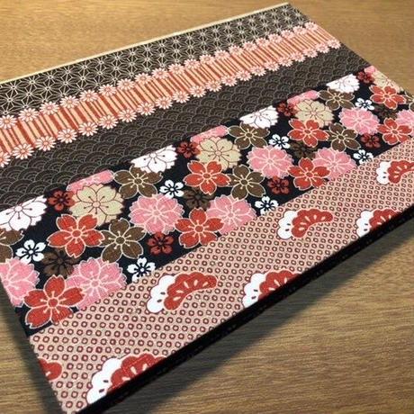 チョコ紙見開き御朱印帳 B5サイズ 24山 桜和柄mix Coconenecraft チョコ紙見開き御朱印帳 B5サイズ 24山 桜和柄mix Coconenecraft