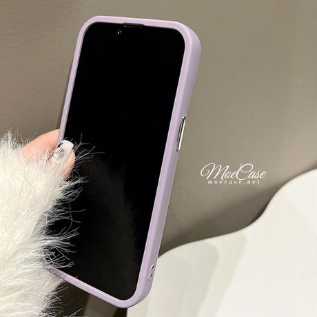 高級感韓国風 iPhone14/13ケース 淡色 アイフォン13/12/11カバー メッキレンズ枠/ボタン シンプル 頑丈 [M2903]