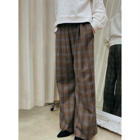 チェック柄パンツ | STORES