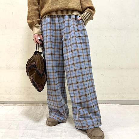 チェック柄パンツ | STORES