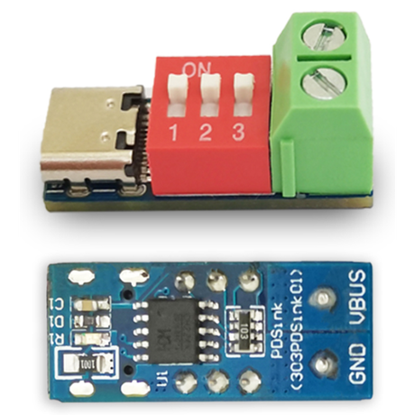 [PDEM-100WST] 100W対応 eMarker内蔵 USB PD トリガーデバイス ...