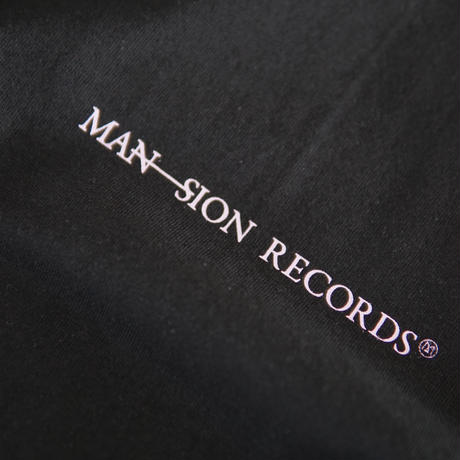 MAN-SION RECORDS / Logo T-shirts Black