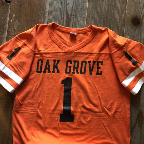 70年代バータグチャンピオンフットボールtシャツ M Custom Fever