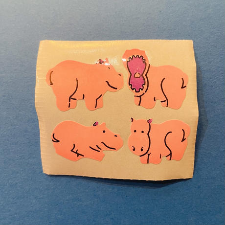 カバ シール HIPPO STICKER