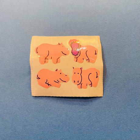 カバ シール HIPPO STICKER