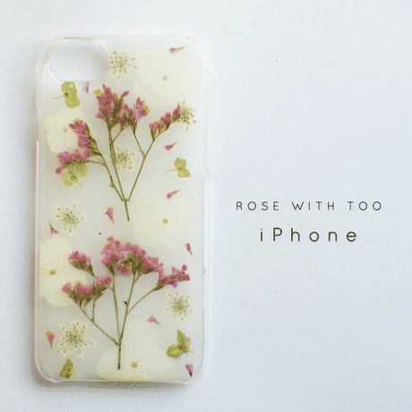 【再販】iPhone / 押し花ケース 1114_13 | 押し花 ケース専門店 ｜ ROSE