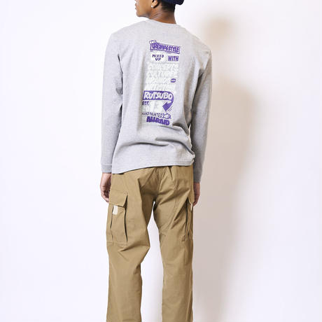 PAPER SIGN LS T-SHIRTS（RUTSUBO×ALLRAID)