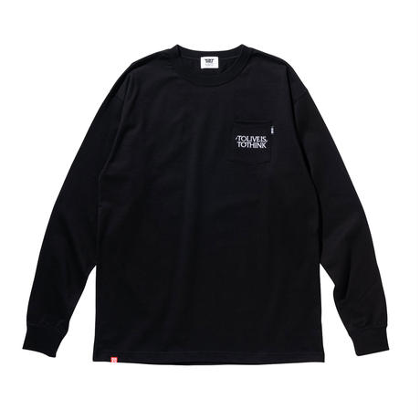 TO LIVE IS TO THINK POCKET LS T-SHIRTS （RUTSUBO×MHAK)