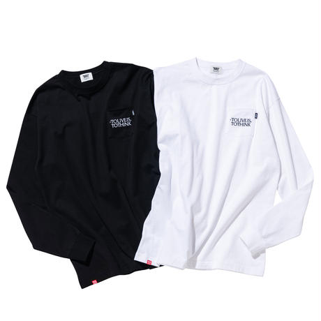 TO LIVE IS TO THINK POCKET LS T-SHIRTS （RUTSUBO×MHAK)