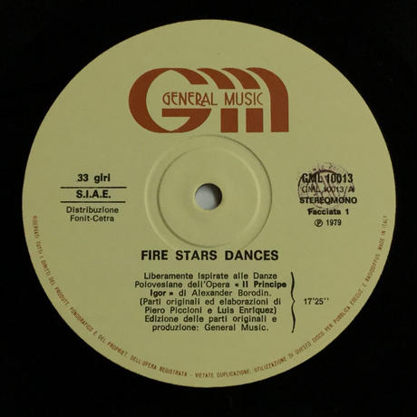 Piero Piccioni-Fire Stars Dances