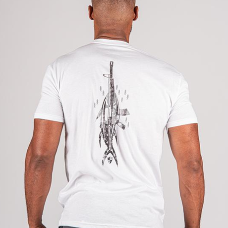 コットンTシャツ　＜マグロアタック柄＞