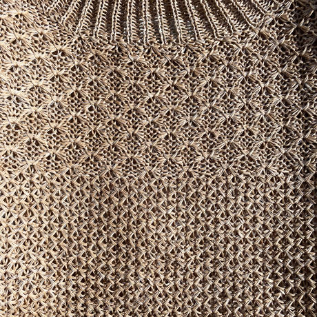 当店限定 amachi. いつでもポイント10倍 和紙ニットポンチョ 和紙