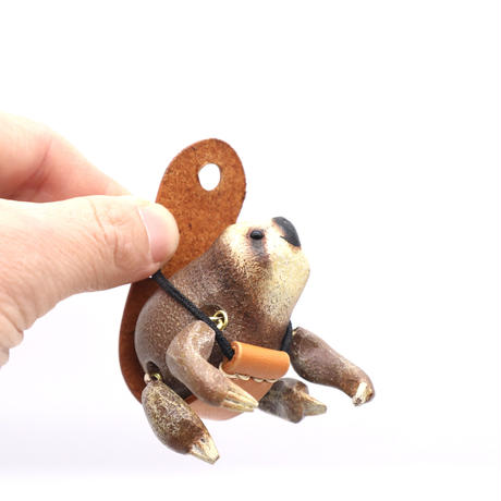 末吉晴男 手乗り アーイー  ナマケモノ ハンドメイド インテリア 動物