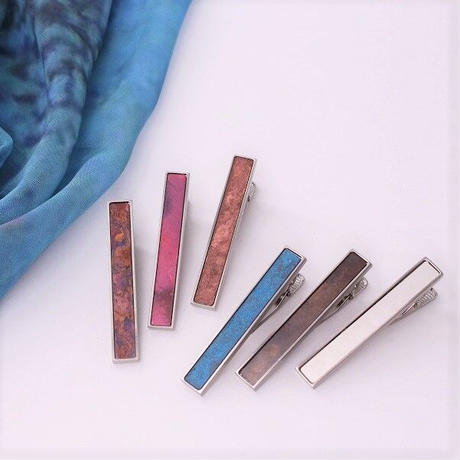 【ﾓﾒﾝﾀﾑﾌｧｸﾄﾘｰ・Orii】 tie clip_silver<ネクタイピン シルバー>