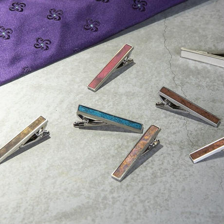 【ﾓﾒﾝﾀﾑﾌｧｸﾄﾘｰ・Orii】 tie clip_silver<ネクタイピン シルバー>