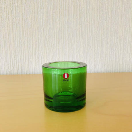 iittala/イッタラ/Kivi/キビ/キャンドルホルダー/グリーン | Wasurenagusa