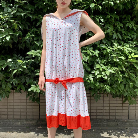 セーラーカラー イチゴ柄ワンピース The Department Store