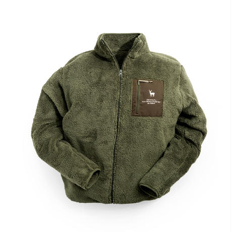 TNOC THE FLEECE ZIPUP/LEAF GREEN